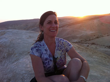 Sunset in the Negev Desert