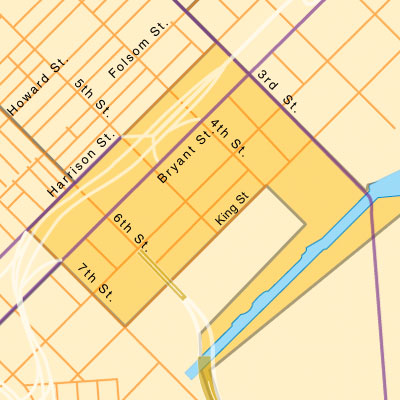 Lower South of Market Map