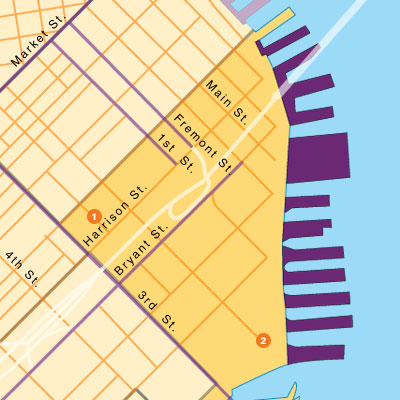 Rincon/South Beach Map