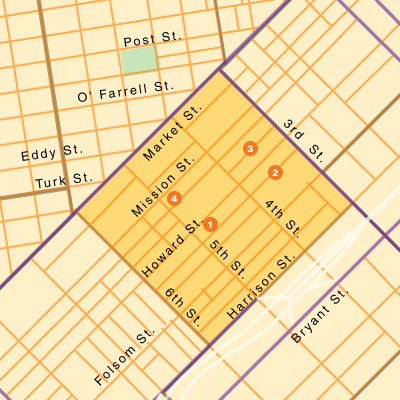 Yerba Buena District Map