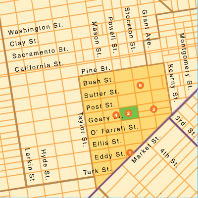 Union Square District Map
